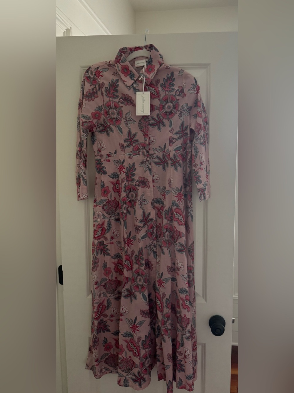 NWT Julia Amory Shirt Dress. Size Small. Wild Orchid.